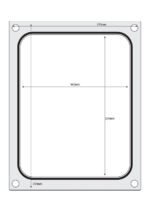 Matrize für Versiegelungsmaschine, HENDI, ein Behälter (227x178 mm) – Bild 2