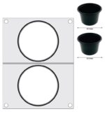 Matrize für Versiegelungsmaschine, HENDI, zwei runde Behälter (ø115 mm) – Bild 3