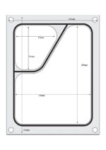 Matrize für Versiegelungsmaschine, HENDI, ein zweiteiliger Colt-Behälter (227x178 mm) – Bild 2