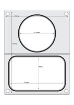 Matrize für Versiegelungsmaschine, HENDI, zwei Behälter (1x 178x113 mm, 1x ø115 mm) – Bild 2