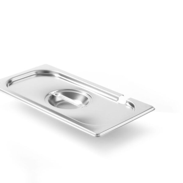 Gastronorm-Deckel mit Löffelaussparung, HENDI, Kitchen Line, GN 1/3, 325x176mm