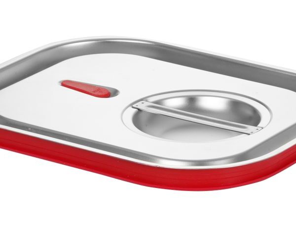 Gastronorm-Deckel mit Silikonrand, HENDI, Kitchen Line, GN 1/2, 265x325mm