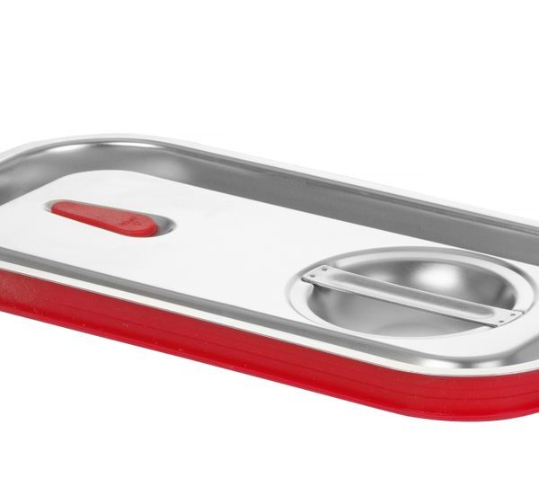 Gastronorm-Deckel mit Silikonrand, HENDI, Kitchen Line, GN 1/3, 325x176mm