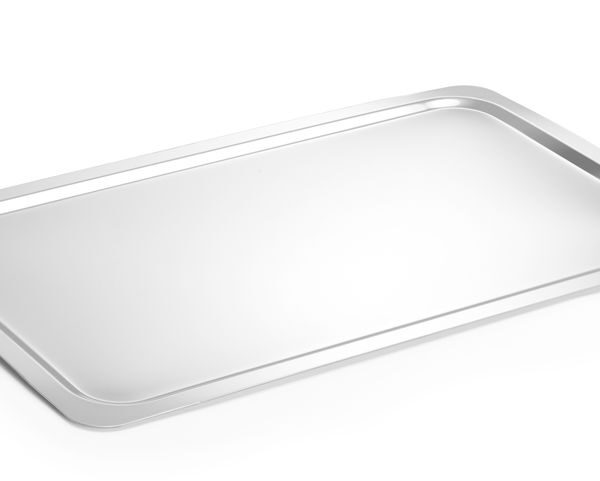Bankett-Tablett GN 1/1 mit glattem Rand, HENDI, GN 1/1, 530x325x(H)10mm