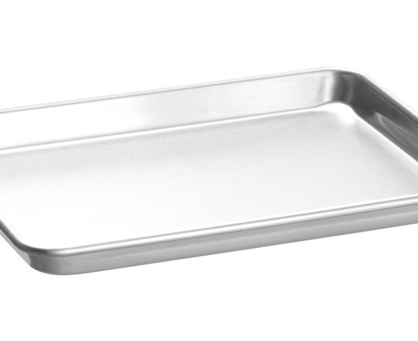 Backblech, HENDI, Silber, 330x242x(H)26mm, Rechteckig