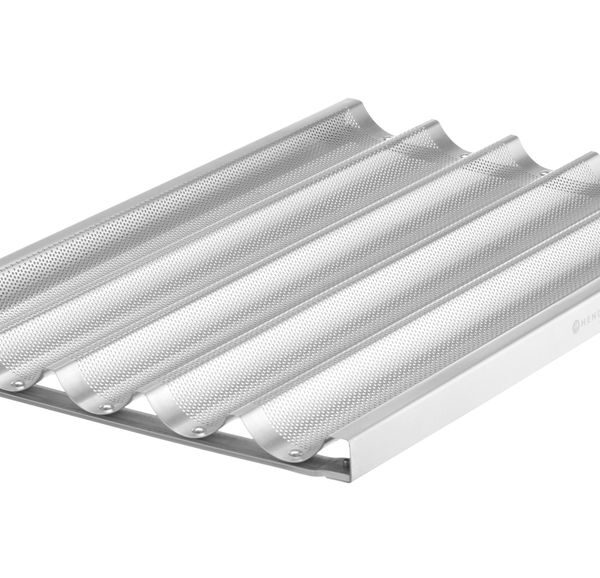 Baguette-Blech, HENDI, Silber, 600x400mm