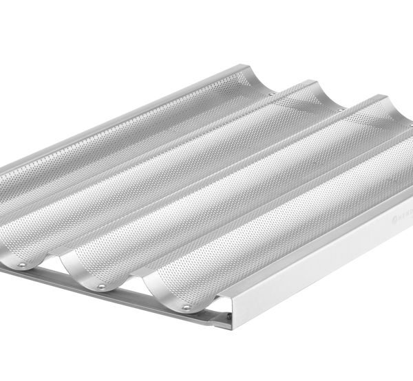 Baguette-Blech, HENDI, Silber, 600x400mm