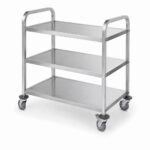 Servierwagen, schmal, verschraubt – Bild 2