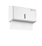 Papierhandtuchspender, abschließbar, HENDI, 250 Stück, Silber, 260x120x(H)160mm – Bild 3