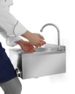 Waschbecken mit Kniebedienung, HENDI, 400x428x(H)406mm – Bild 2