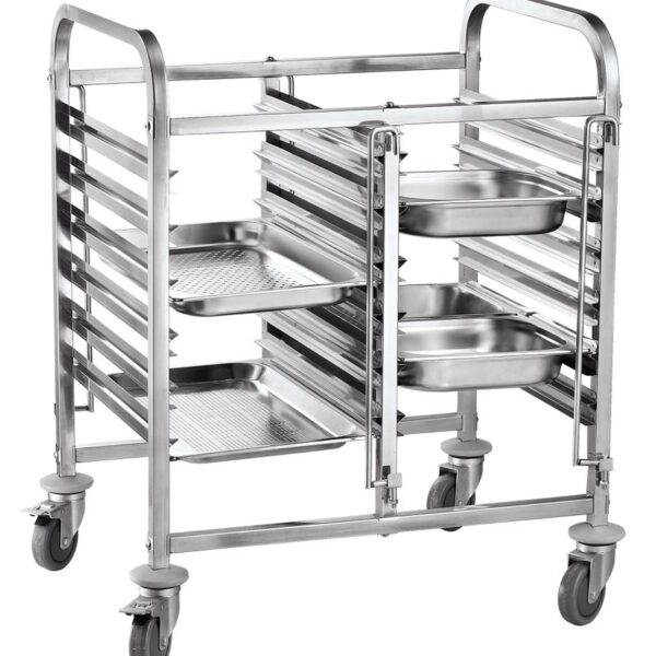 Transportwagen doppelt - 12xGN1/1, HENDI, 810x610x(H)960mm