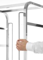 Transportwagen für Spülmaschinenkörbe - 7 Körbe à 500x500 mm, HENDI, 615x560x(H)1710mm – Bild 4