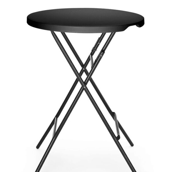 Bar-Stehtisch, AmerBox, Schwarz, ⌀800x(H)1100mm, Rund