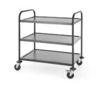 Servierwagen mattschwarz, HENDI, 905x585x(H)945mm – Bild 3
