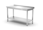 Wandtisch mit Ablage – verschraubt, Tiefe 600 mm – Bild 4
