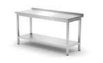 Wandtisch mit Ablage – verschraubt, Tiefe 600 mm – Bild 6