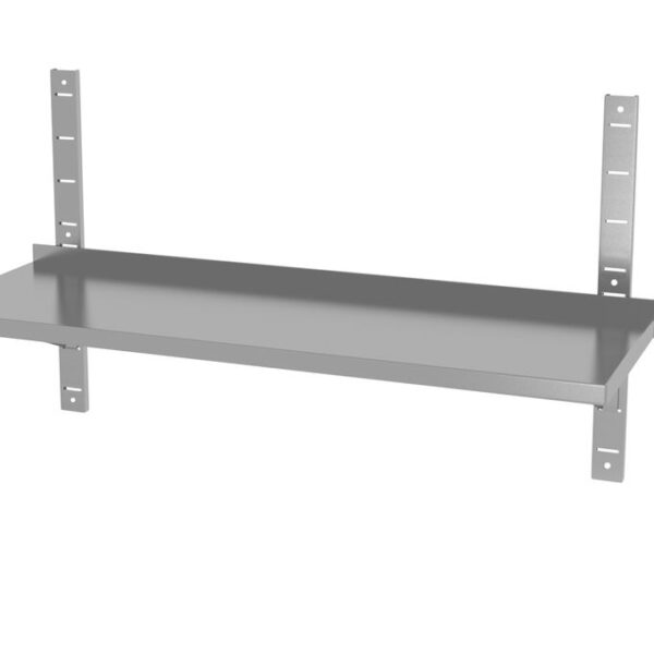 Wandablage einstellbar, einfach, mit 2 Halterungen, HENDI, 1000x300x(H)600mm