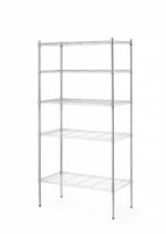 Lagerregal mit 5 Fächern, HENDI, Chrom, 910x455x(H)1830mm – Bild 2