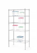 Lagerregal mit 5 Fächern, HENDI, Chrom, 910x455x(H)1830mm – Bild 7