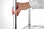 Lagerregal mit 5 Fächern, HENDI, Chrom, 910x455x(H)1830mm – Bild 4