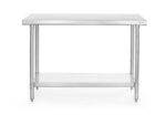 Zentraler Arbeitstisch, HENDI, Budget Line, 1400x600x(H)850mm – Bild 3