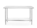 Zentraler Arbeitstisch, HENDI, Budget Line, 1400x600x(H)850mm – Bild 5