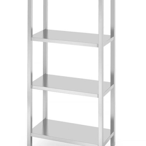 Lagerregal mit 4 Regalen – verschraubt, HENDI, Kitchen Line, 800x400x(H)1800mm