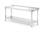 Wandtisch mit Ablage – verschraubt, Tiefe 700 mm – Bild 5