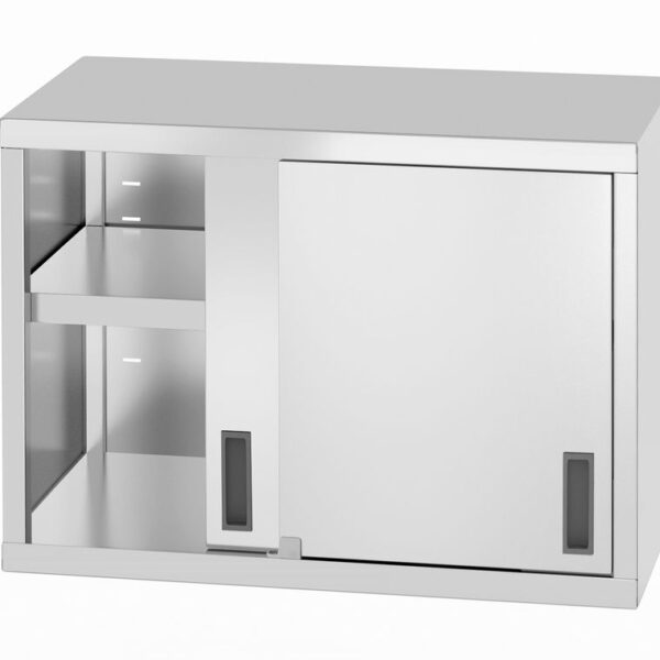 Hängeschrank – verschweißt, mit Schiebetüren, HENDI, Profi Line, 800x400x(H)600mm