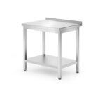 Wandtisch mit Ablage – verschraubt, Tiefe 600 mm – Bild 4