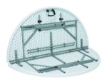 Buffettisch, rund, AmerBox, Weiß, ⌀1830x(H)740mm, Rund – Bild 3