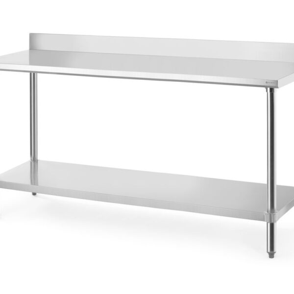 Arbeitstisch mit Aufsatz, HENDI, Budget Line, 1800x600x(H)950mm