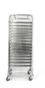 Abdeckung für Wagen, HENDI, Transparent, 640x480x(H)1595mm