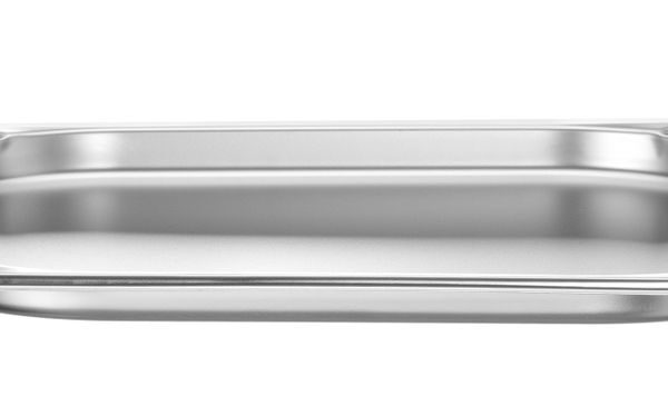 GN 2/3 Behälter, HENDI, Profi Line PLUS, GN 2/3, 1,5L, Silber, 354x325x(H)20mm