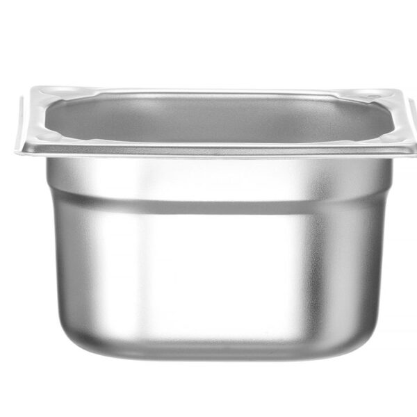 GN 1/6 Behälter, HENDI, Profi Line PLUS, GN 1/6, 1,6L, Silber, 176x162x(H)100mm