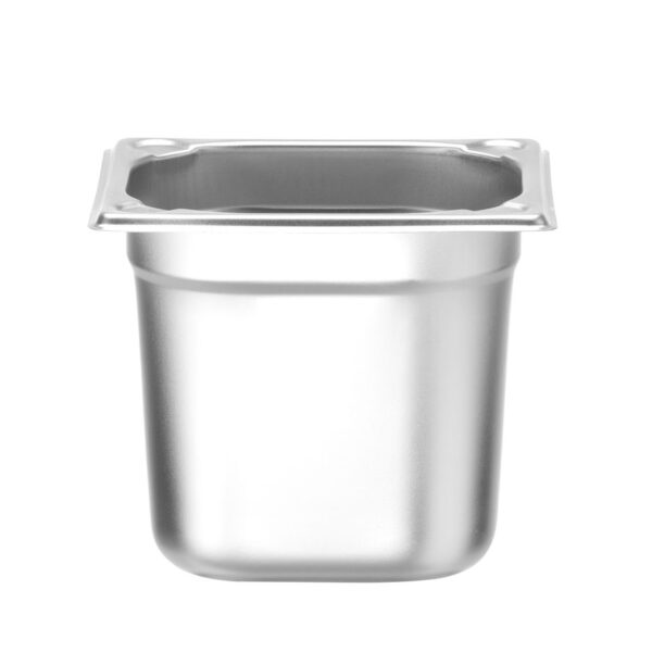 GN 1/6 Behälter, HENDI, Profi Line PLUS, GN 1/6, 2,4L, Silber, 176x162x(H)150mm