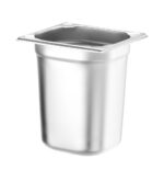 GN 1/6 Behälter, HENDI, Profi Line PLUS, GN 1/6, 3,4L, Silber, 176x162x(H)200mm – Bild 2