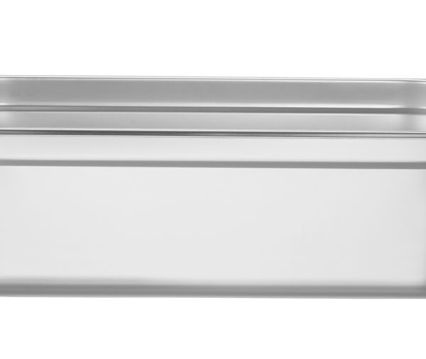 GN 1/1 Behälter, versenkbare Griffe, HENDI, Profi Line PLUS, GN 1/1, 21L, Silber, 530x325x(H)150mm