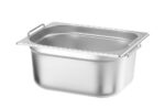 GN 1/2 Behälter, mit Fallgriffen, HENDI, Profi Line PLUS, GN 1/2, 6,5L, Silber, 325x265x(H)100mm – Bild 4