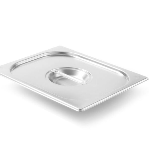 Deckel für GN-Behälter, HENDI, Profi Line PLUS, GN 1/2, Silber, 325x265mm
