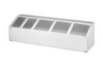 Halterung für Gastronorm-Behälter, HENDI, 5 Fächer, 745x245x(H)215mm – Bild 2