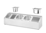 Halterung für Gastronorm-Behälter, HENDI, 5 Fächer, 745x245x(H)215mm – Bild 5