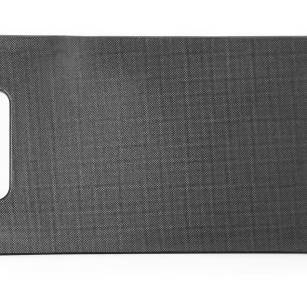 Schneidbrett mit Griff, HENDI, Schwarz, 250x150mm, Rechteckig