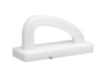 Schaber für Schneidebretter., HENDI, Weiß, 170x60x(H)95mm, Rechteckig – Bild 2