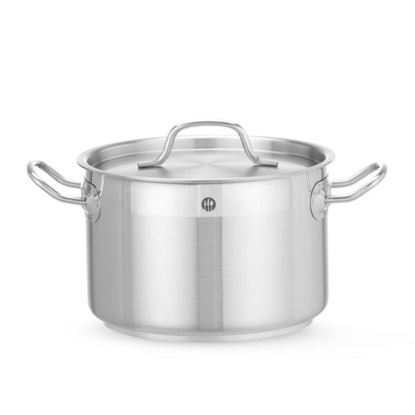 Kochtopf, mittel - mit Deckel, HENDI, Profi Line, 4L, ⌀200x(H)130mm