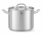 Kochtopf, hoch - mit Deckel, HENDI, Kitchen Line, 5L, ⌀200x(H)160mm
