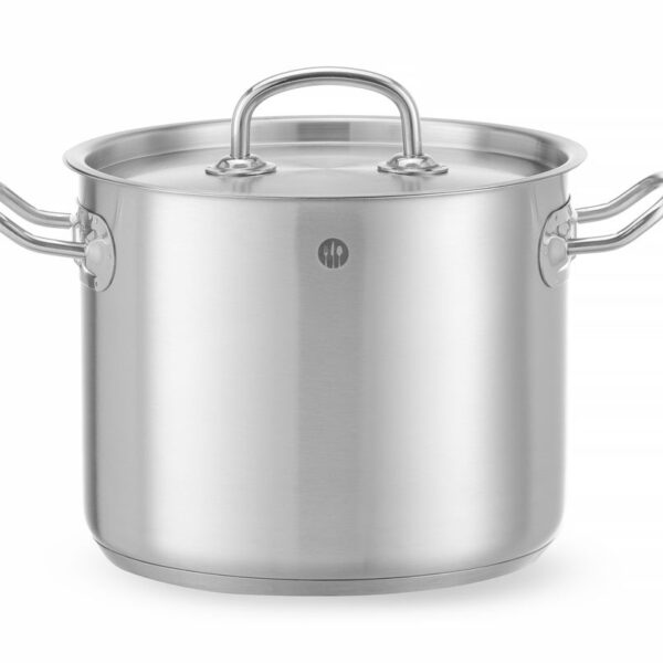 Kochtopf, hoch - mit Deckel, HENDI, Kitchen Line, 5L, ⌀200x(H)160mm