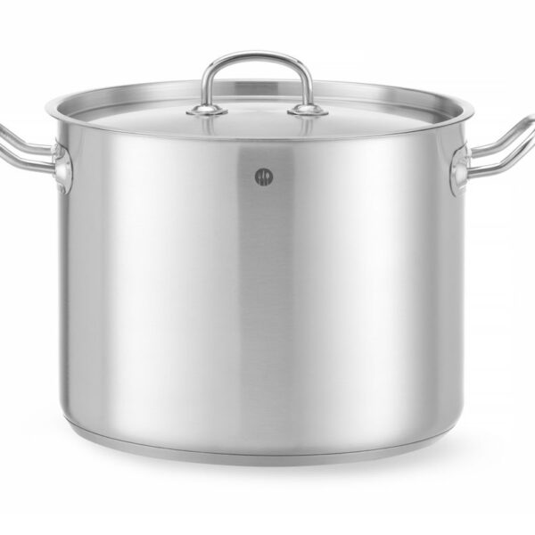 Kochtopf, hoch - mit Deckel, HENDI, Kitchen Line, 13,5L, ⌀280x(H)220mm