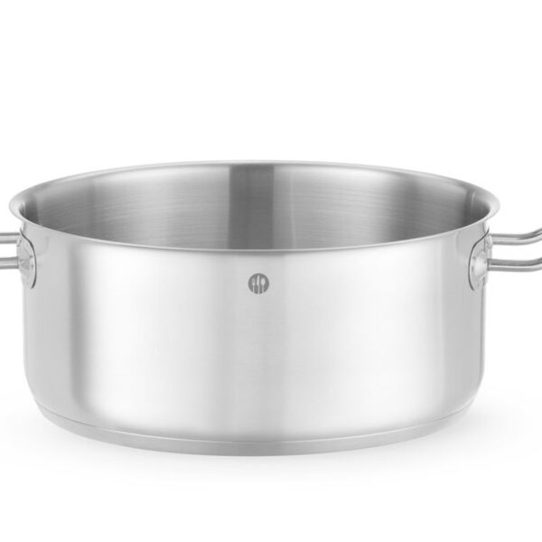 Kochtopf, niedrig - ohne Deckel, HENDI, Kitchen Line, 7,3L, ⌀280x(H)120mm