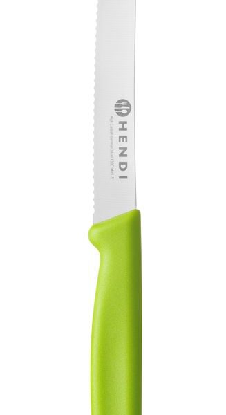 Universalmesser, HENDI, Grün, (L)211mm, Gezahnt